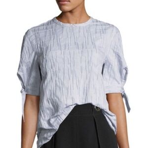 10 Crosby Derek Lam striped crew neck ties Top Size 2